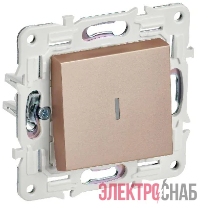Выключатель проходной 1-кл. SKANDY 10А SK-V08Sa с индикацией песочн. IEK SK-V12-1-10-K98