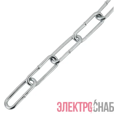 Цепь длиннозвенная 5мм DIN 763 (5м) Tech-Krep/Zitar 127863