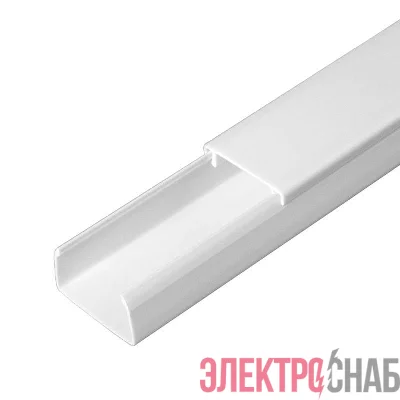 Кабель-канал 25х16 L2000 с двойн. замком бел. Промрукав PR.062516