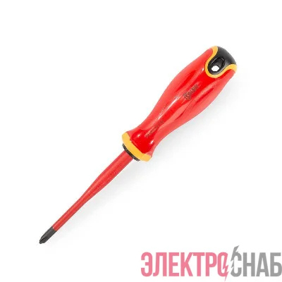 Отвертка диэлектрическая PH/FL2х100 СЛИМ КВТ 103012