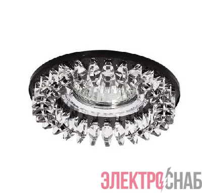 Светильник Bohemia 51 31 71 декор. из огран. стекла MR16 черн. ИТАЛМАК IT8441