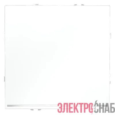 Переключатель проходной 1-кл. СП S70 10А с подсветкой механизм бел. матов. Voltum VLS010402