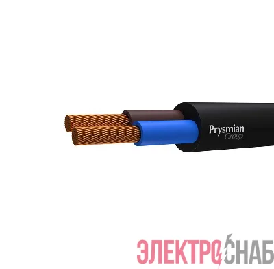Шнур ШВВП 2х0.75 Ч (м) РЭК-PRYSMIAN 0202020101