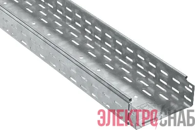 Лоток листовой перфорированный 300х80 L3000 сталь 1мм HDZ IEK CLP10-080-300-100-3-M-HDZ