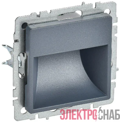 Подсветка светодиодная BRITE встраив. ПЛ20-БрМ механизм маренго IEK BR-FL20-K35