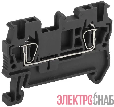 Клемма пружинная КПИ 2в-1.5 17.5А черн. IEK YZN11-001-K02