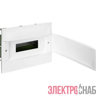 Щиток пластиковый встраиваемый Practibox S (в полые стены) 1х12 бел. дверь Leg 135561