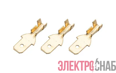 Клемма плоская (штекер-4.8мм) 1-1.5кв.мм (DJ616-4.8х0.5B) Rexant 08-0910