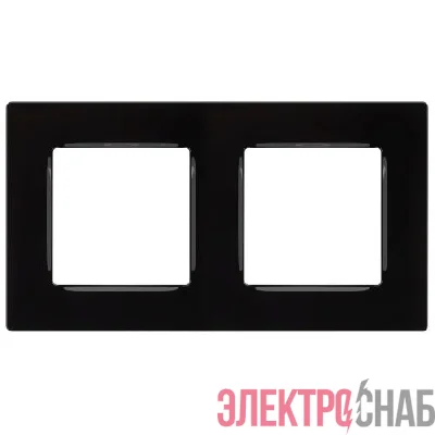 Рамка 2-м 12-5202-06 Классик черн. Эра Б0067723