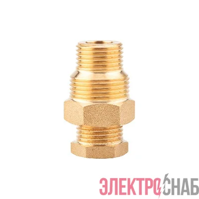 Комплект для ввода кабеля в трубу (сальник) с двойн. резьбой 1/2 и 3/4 PROCONNECT 51-0610-2