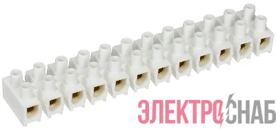 Колодка клеммная ЗВИ-100 н/г 10-25кв.мм 12 пар IEK UZV4-100-25