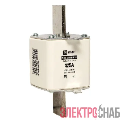 Вставка плавкая ППН-39 630/425А габарит 3 PROxima EKF fus-39/630/425