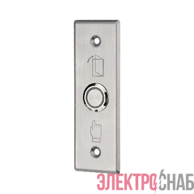 Кнопка "Выход" металлическая с синей подсветкой SB-60 врезного типа SECURIC 45-0961