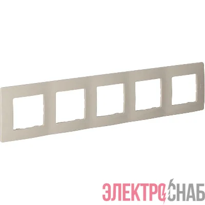 Рамка 5-м Etika сл. кость IEK 672515