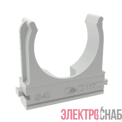 Держатель для труб (клипса) d40мм с защелкой (уп.2шт) DKC 51040R2
