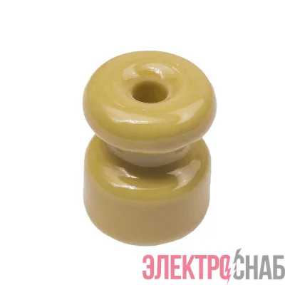 Изолятор ОП керамика песочн. зол. (уп.50шт) Bironi R1-551-019-50