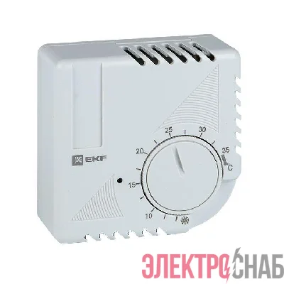 Термостат NO/NC (охлаждение/обогрев) накладной 16А 230В IP20 PROxima EKF thermo-no-nc-wall