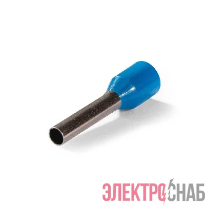 Наконечник штыревой втулочный изолированный НШВИ 2.5-12 ЕВРО син. КВТ 103203