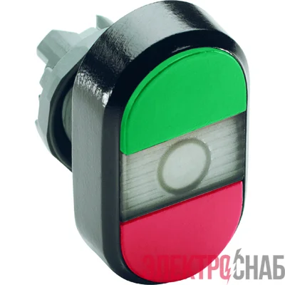 Кнопка двойная MPD1-11C START/STOP прозр. линза без текста ABB 1SFA611130R1108