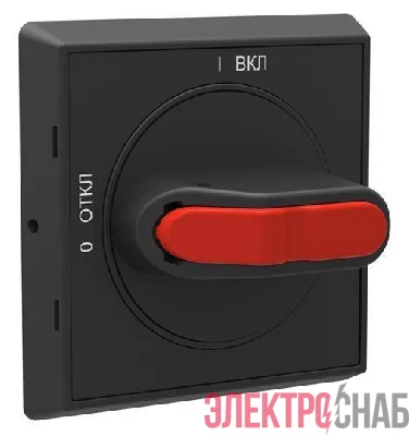 Ручка управления через дверь OHBS2AJE-RUH для руб. ОТ16...125F черн. с рус. симв. ABB 1SCA108239R1001