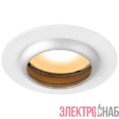 Светильник KL109 MR16 GU5.3 встраив. алюм. WH бел. матов. ЭРА Б0061823