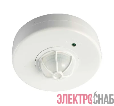 Датчик движения PMS-IR 024 1200Вт 360град. 2-6м IP20 WH JazzWay 5012974