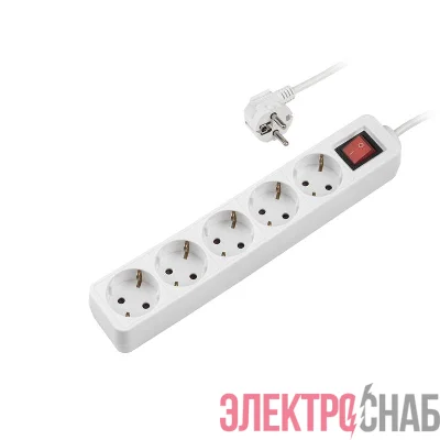 Удлинитель 5х3м с заземл. выкл. защитн. шторки ПВС 3х1 ФАZА 5053052