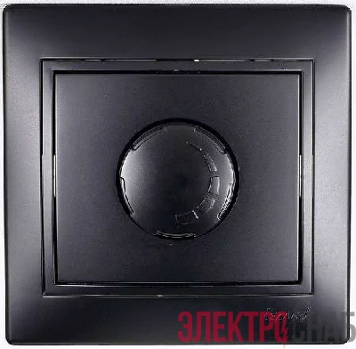 Светорегулятор СП 800Вт Мира черн. бархат со вставкой LEZARD 701-4242-115