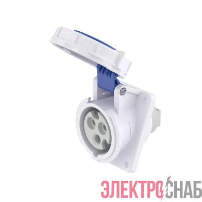 Розетка СП 16А 230В 3п 2P+E IP67 с наклоном DKC DIS4181663