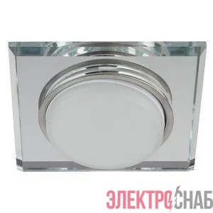 Светильник DK79 SL 13Вт 220В под лампу GX53 зеркальный ЭРА Б0019578