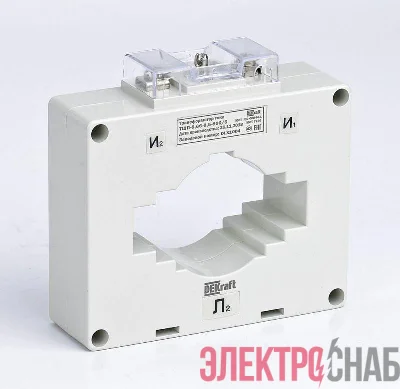 Трансформатор тока ТШП-0.66 0.5S 800/5 10В.А d60мм DEKraft 50115DEK