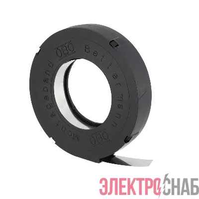 Лента монтажная для хомутов-скоб 23х0.3мм сталь нерж. A2 (AISI 304) (в пластик. чехле) (рул.40м) OBO 5057922