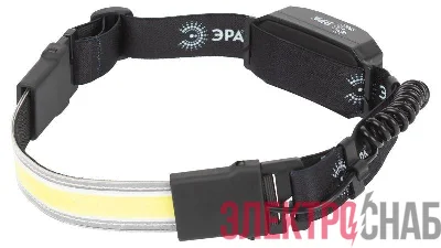Фонарь налобный светодиодный GA-807 "Кибер" аккумуляторный 10Вт COB 3 режима miscro USB Эра Б0054033