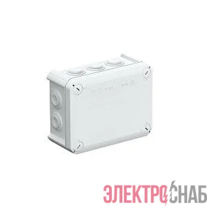 Коробка распределительная 150х116х67мм IP66 T 100 10х25 свет. сер. OBO 2007077