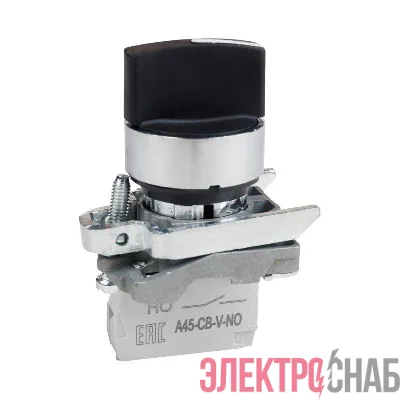 Переключатель OptiSignal D22 C4-S-21 2 положения металл 1НО XB4BD21 КЭАЗ 332169