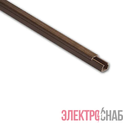 Кабель-канал 16х16 L2000 пластик дуб (темн. основа) Рувинил РКК-16х16-08М