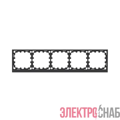 Рамка 5-м KANT черн. уголь DKC 7012900