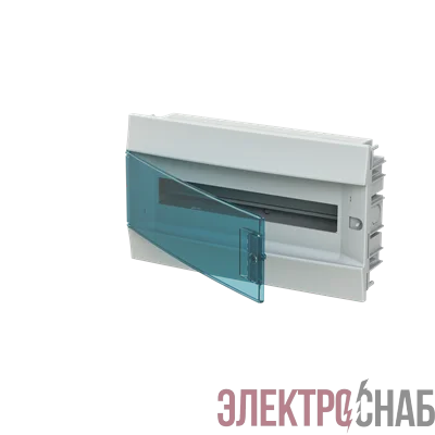 Бокс в нишу Mistral41 18М зеленая дверь (с клемм) ABB 1SLM004101A1204