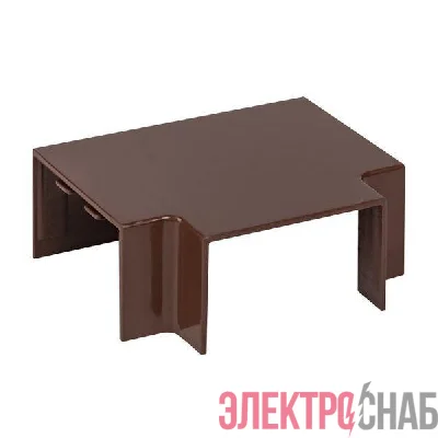 Угол T-образный 40х25 под темн. дерево Plast PROxima (уп.4шт) EKF tchd-40-25x4
