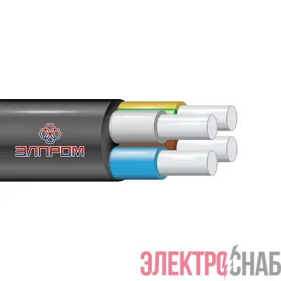 Кабель АВВГ 4х2.5 Ч (м) ЭлПром НТ000002619