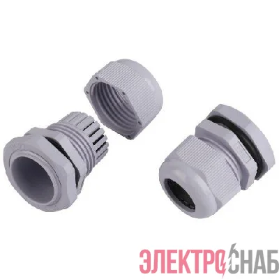 Ввод кабельный (сальник) PG 21 d13-18мм (d отверст. 28мм) IP54 (уп.15шт) Эра Б0065200