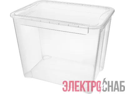 Ящик 555х390х435 70л. "Кристал"  прозрачный crystal 70 crystal 70