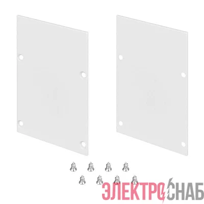 Заглушка LINE-S-5075 WHITE глухая металл (комплект) Arlight 041866