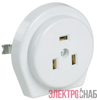 Розетка 1-м СП РПпл11-01-Ст 32А IP20 разборная с заземл. для плиты бел. IEK ERP11-32-01-K01