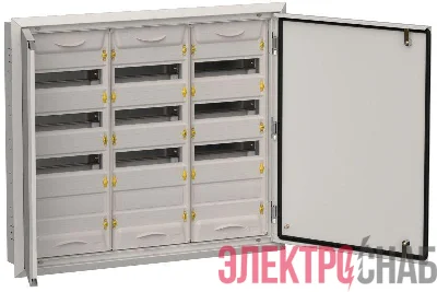 Корпус ЩРв-144 (3х48) TITAN 5 755х885х130 IP31 сер. метал. IEK TI5-50-V-3X048-31-7035