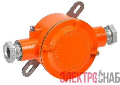 Коробка взрывозащищенная ВРК-21-24-1-d с 2 вводами IEK VRK11-34-2-24-D