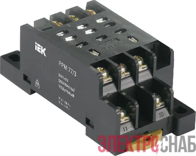 Разъем модульный РРМ78/3(PYF11A) для РЭК78/3(MY3) IEK RRP20D-RRM-3