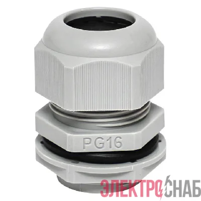 Сальник PG16 d10-14мм (d отверст. 21мм) IP54 (уп.2шт) PROxima EKF plc-pg-16-2-r