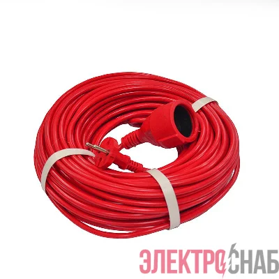 Удлинитель-шнур 1х40м без заземл. 10А IP20 2.2кВт ПВС 2х1 DOMTOK 2491