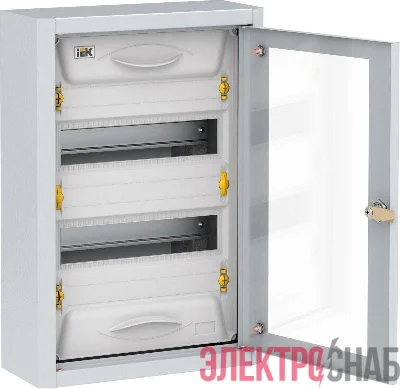 Корпус ЩРн-24 TITAN 5 УХЛ3 IP31 прозр. дверь метал. IEK MKM16-N-024-31-Z-U
